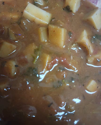 Cajun Pinto Stew (WFPB, vegan, oil-free, low-salt)