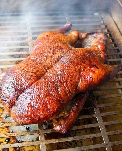 Slow Smoked Duck