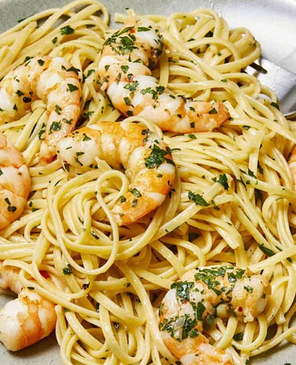 Ma’s Shrimp Scampi