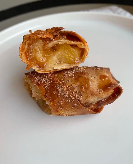 Apple pie eggrolls 