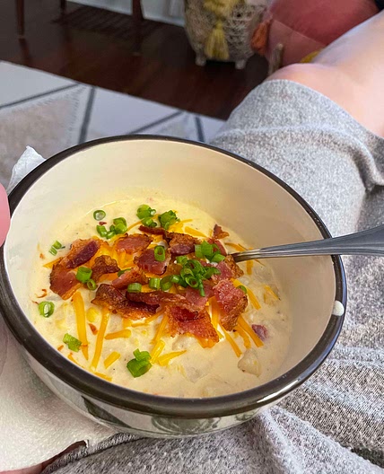 Creamy corn potato chowder