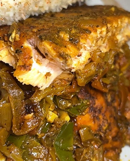 Baked Salmon & Veggies 