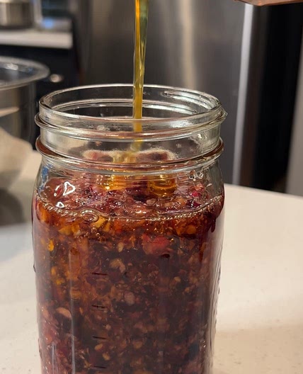 Fermented Honey Cranberries