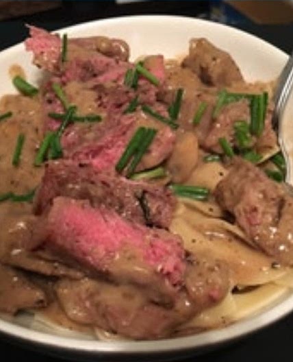 Killer Sous Vide Beef Stroganoff