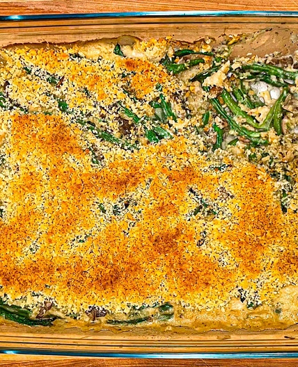 Bottom-Friendly Green Bean Casserole