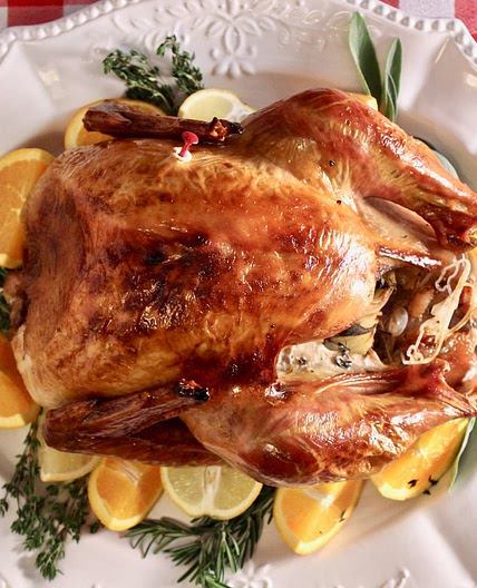 The Best Dry Brined Turkey with Citrus and Fresh Herbs