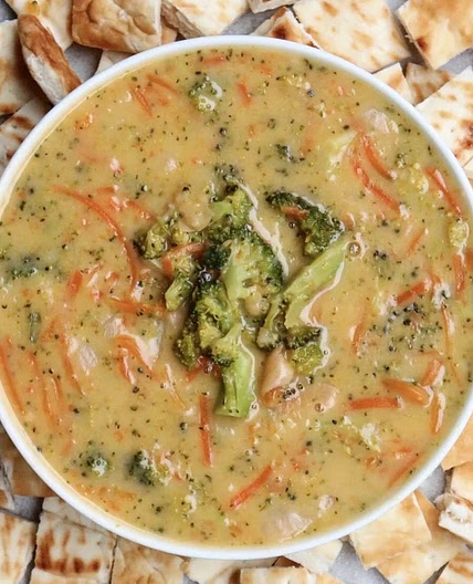 Copcycat Vegan Panera Broccoli Cheddar Soup