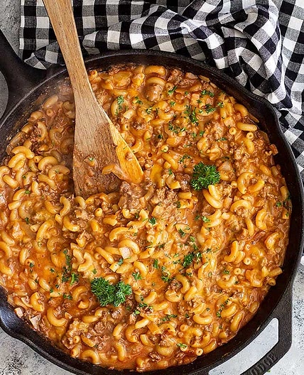 Copycat Vegan Easy Hamburg'r Helper