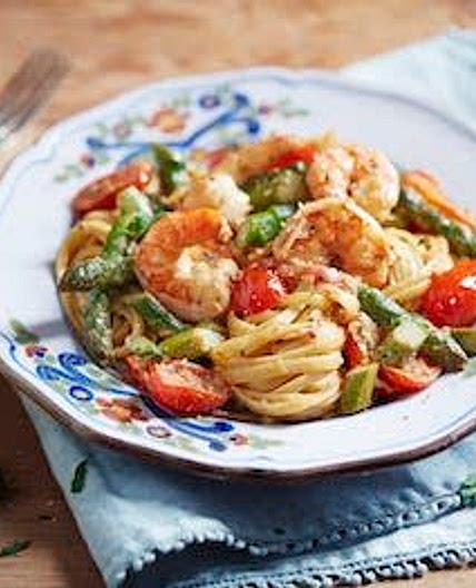 CUBAN PRAWN PASTA