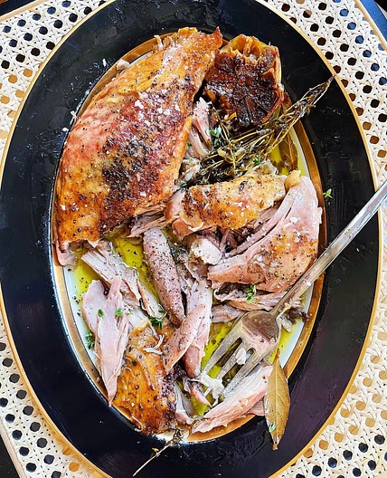 Slow Roasted Turkey Legs with Garlic and Herbs — Alison Roman