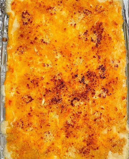The CREAMIEST Baked Macaroni &amp; Cheese 😍😍 plus my tips &amp; tricks for making perfect Mac &amp; cheese every time. Say goodbye to dry baked Mac &amp; cheese forever! Even if you don’t have Mac &amp; cheese on Thanksgiving, save this recipe for Christ