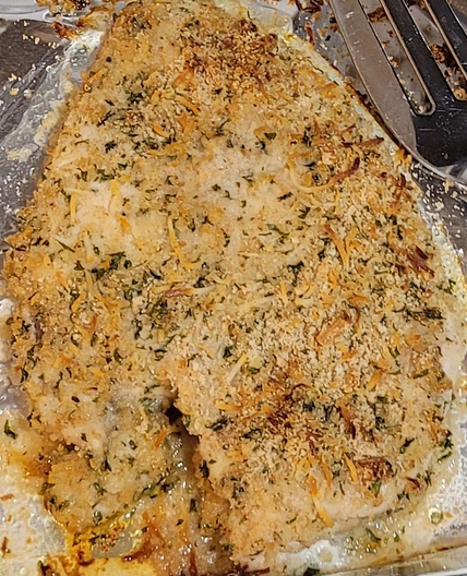 Oven Fried Chicken Parmesan
