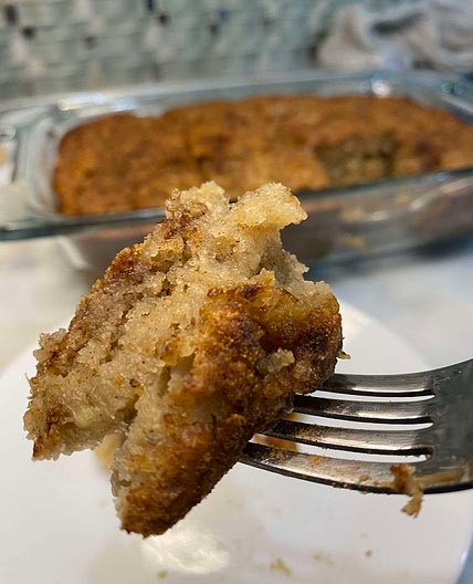 Greek Yogurt Banana Coffee Cake 