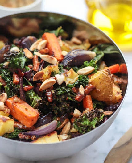 Roasted Potato & Crispy Kale Salad