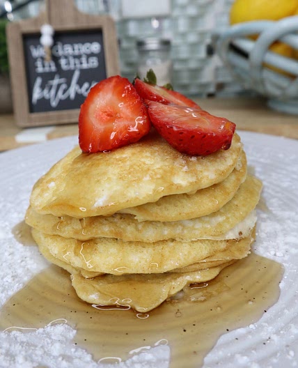 Healthy Japanese Soufflé Protein  Pancakes