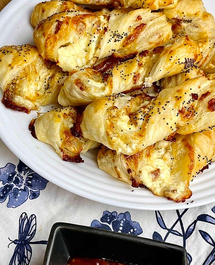 Cheese and Bacon Twists 