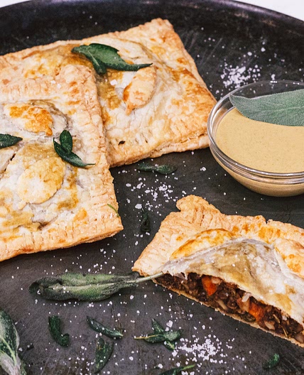 Lentil Wellington Hand Pies