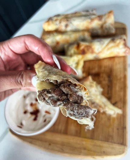 Cheesesteak Eggrolls — Angiela Eats - Quick, Easy, & Delicious Recipes
