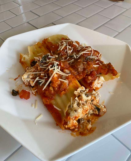 WIC Approved Manicotti