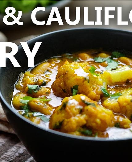 Delicious White Bean Cauliflower Curry 🍲 Natural, Heart Healthy Vegan Curry Recipe!