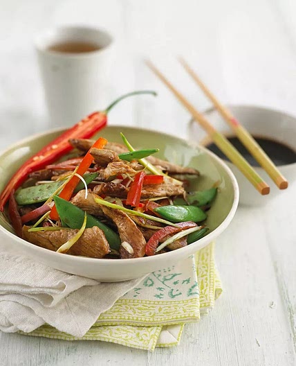 Chicken Stir Fry with Sugar Snap Peas