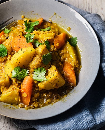Easy aloo dhansak