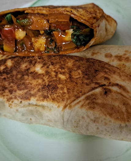 Tofu-Curry Wraps