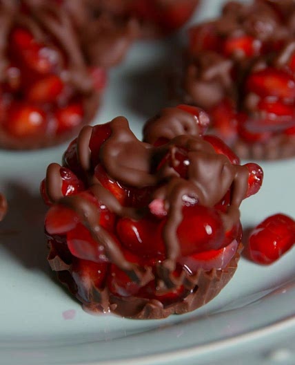 Chocolate Pom Poms