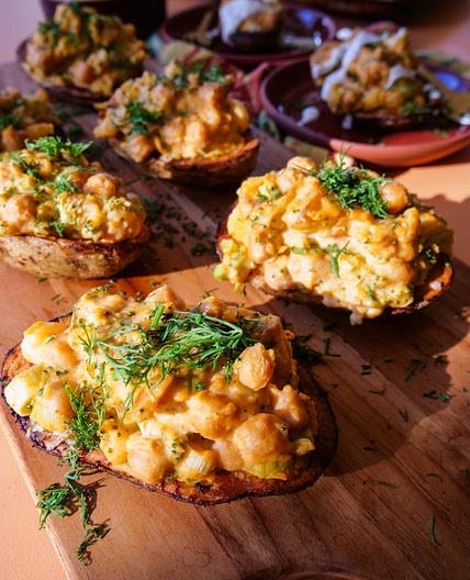 BUFFALO DILL TWICE BAKED POTATO