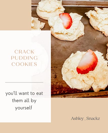 Crack Pudding Cookies