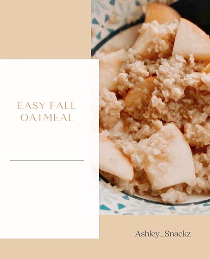 Easy Fall Oatmeal