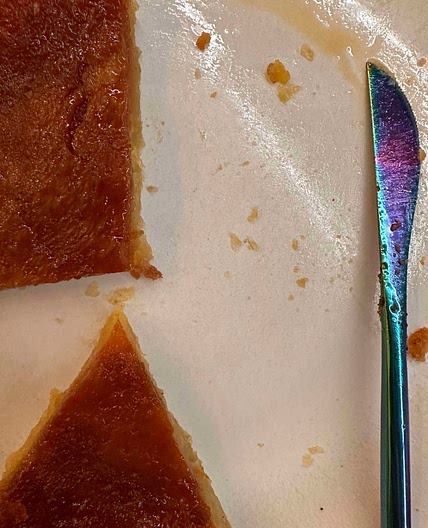 Yuca flan
