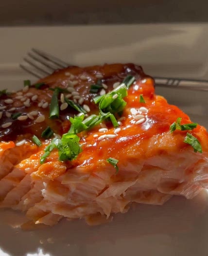 Sweet and Spicy, Sticky Salmon