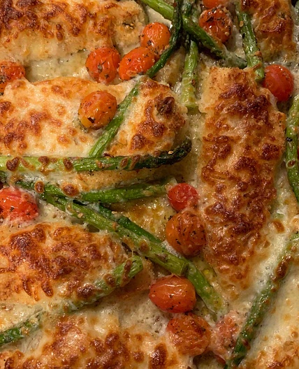 Sheet Pan Chicken Parmesan