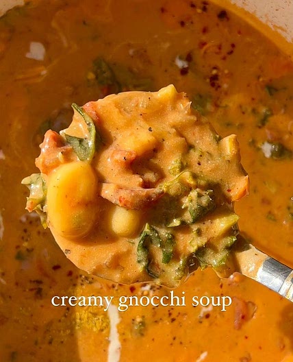 🥰💖🔥Creamy Gnocchi Soup Recipe with