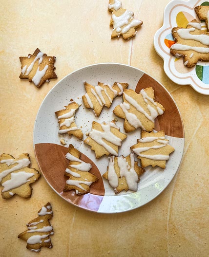 Snow Glazed Cookies