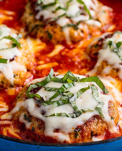 Chicken Parm Burgers