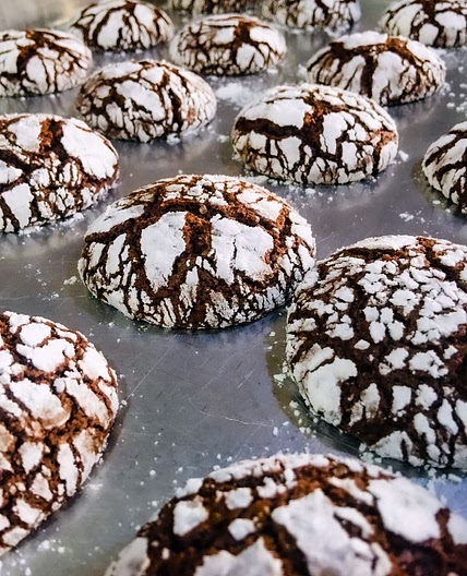 Crinkle cookies 
