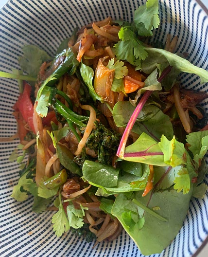 Korean Bean Sprout Stir Fry