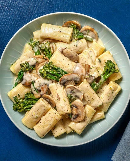 Creamy Truffle and Mushroom Rigatoni
