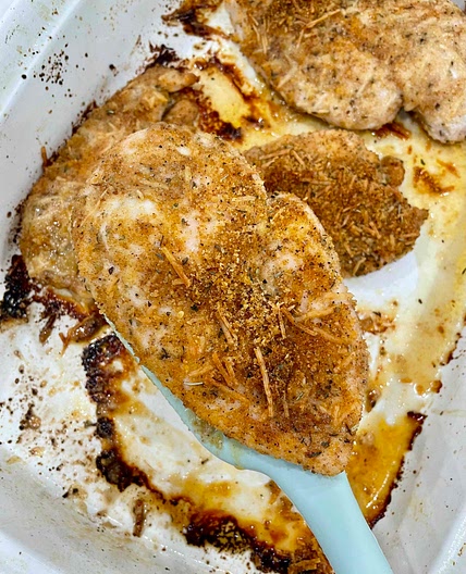 Parmesan crusted chicken 