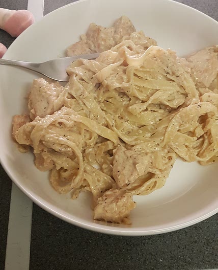 Creamy Mozzarellla Chicken Pasta