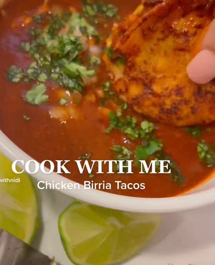 Chicken Birria Tacos 