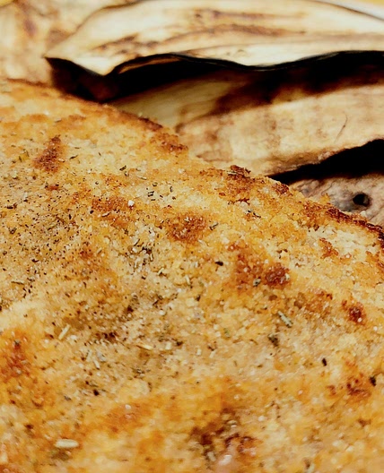Breaded veal steak