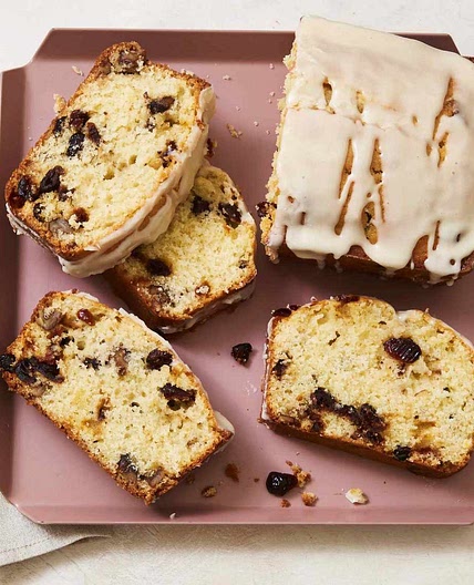 Cranberry Eggnog Bread