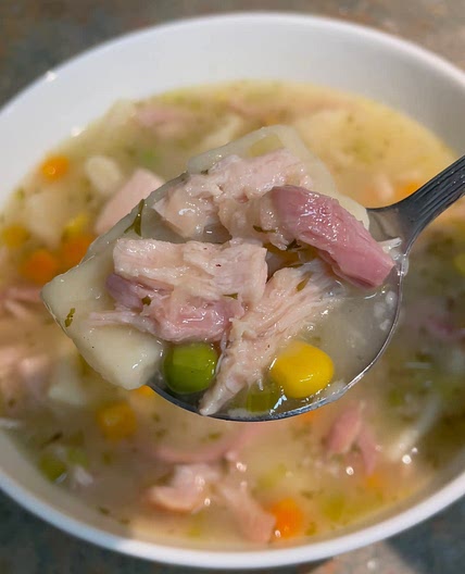 Turkey Dumplings Soup