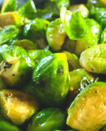 soft buttery brussel sprouts