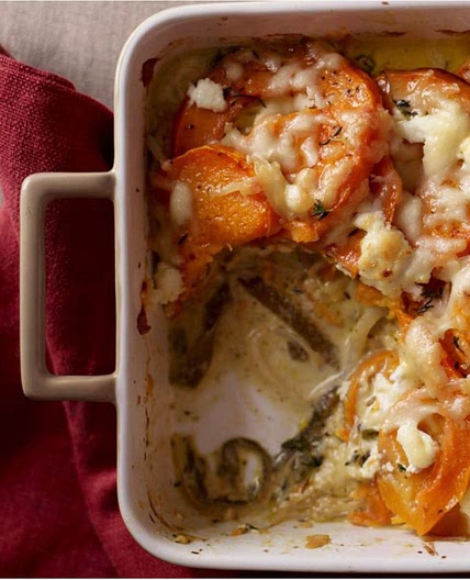 Squash Gratin with Poblanos & Cream