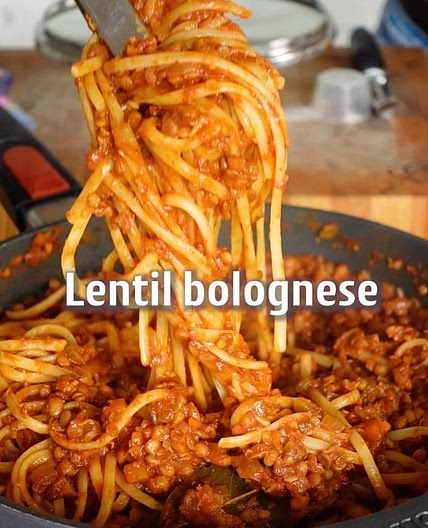 LENTIL BOLOGNESE 🍝