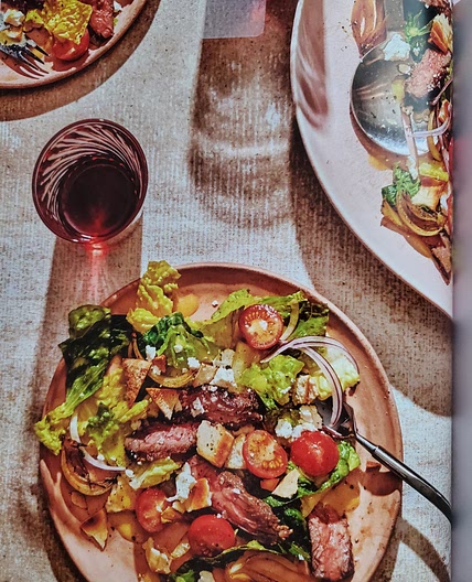 Shawarma Spiced Steak Salad